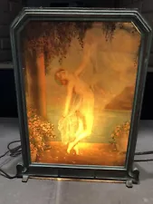 ANTIQUE 1930'-30'S ART DECO/ART NOUVEAU FIGURAL NUDE ACCENT LAMP