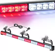 Traffic Advisor Emergency Strobe Light Bar 35Inch 32LED 21 Flash Patter