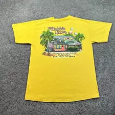 The Bubble Room Shirt Mens Large Yellow Juke Box Captiva Island Florida