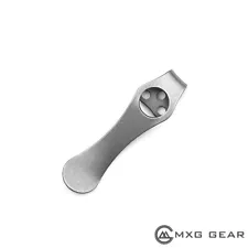 Titanium Deep Carry Pocket Clip For Spyderco Manix 2 Paramilitary 2 Domino Knife