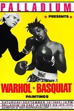 Andy Warhol Jean-Michel Basquiat 1985 Gallery Show Poster Print