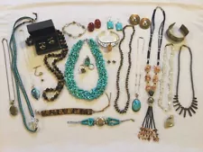 Estate Navajo Jewelry Sale~925, Turquoise, Labradorite, Carnelian, Tiger’s Eye &