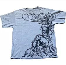 Dope Emo Y2K Skeleton Shirt XLarge