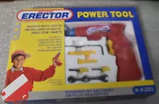 1994 Meccano ERECTOR Power Tool Toy Cordless Drill Screwdriver 32325 New