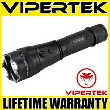 VIPERTEK Stun Gun VTS-195 - 500 BV Metal Heavy Duty Rechargeable LED Flashlight