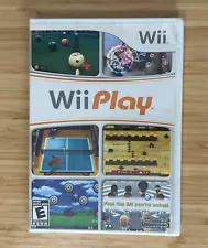 Wii Play for Nintendo Wii 9 Games in 1 *FACTORY SEALED!* NEW! (1 minor tear)