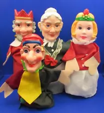 Set of 4 Vintage Mr. Rogers Neighborhood Hand Puppets