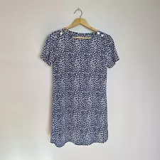 SALE! Blue Juicy Couture Leopard Mini Dress Size 2 EUC