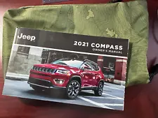2021 Jeep Compass Owners Manual Set with Case OEM Free Shipping