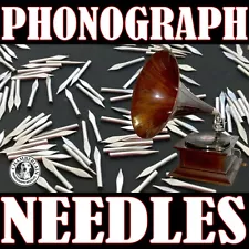 100 SPEAR-TIP Phonograph & Antique Phonograph Record Player Victrolas Needles