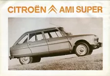 CITROEN Ami Super Belgian Market Sales Brochure