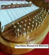 .Thai Khim Hammered Dulcimer Sweet Sound Great Handcrafted Balanced Wood KhaenK8