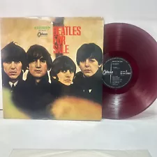 THE BEATLES FOR SALE - LP VINYL 1968 “JAPAN”ODEON OP 8442 RED VINYL VG / VG