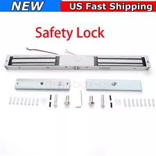 600lbs X2 Holding Force For Double Door Electric Magnetic Home Safe Lock DC12V