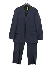 Hugo Boss Men's Two Piece Suit Chest: 44 in Blue 100% Other 2 Piece