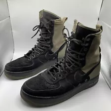 Nike Special Field Air Force 1 Boots Mens Size 8 Black Green AF1 SF 864024-004