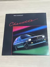 1985 Chevrolet Chevette Sales Brochure Catalog