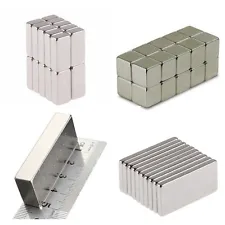 50 100 Pcs Magnets Block Cube Rare Earth Neodymium Magnetic N50 N48 N52 ALL Size