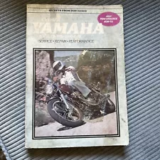 YAMAHA XS650, 1970-78 CLYMER, SERVICE, HIGH PERFORMANCE, MANUAL, VINTAGE