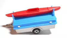 New ListingMajorette Blue & White Pop Up Camper Trailer and Kayak No. 21720