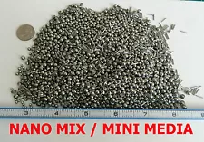 1 LB. STAINLESS STEEL TUMBLING MEDIA JEWELER'S MINI-MIX 4 SIZES 4 SHAPES W/ PINS