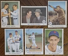 1959 FLEER TED WILLIAMS BASEBALL CARD LOT OF 6 EX-EX+ READ DESC *YCC*