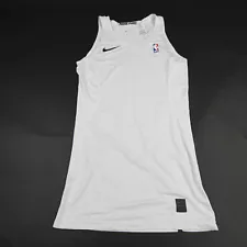 Nike NBA Authentics Sleeveless Shirt Men's White Used