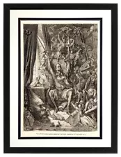 Don Quixote Framed Print Art by Dore