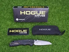 Hogue Deka 3.25" Folding EDC Knife 3.25CPM MagnaCut Steel Blade, Black - 24369