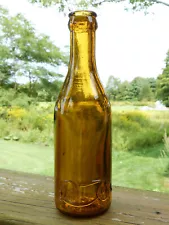 vtg 1973 Pepsi Cola Soda Bottle Amber New Bern NC 75th Anniversary Pontil btm