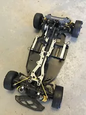 Tamiya TA-04 TA04 Rolling Chassis W/graphite Towers Sway Bars TRF Shocks