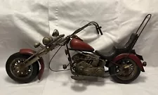 VINTAGE FOLK ART PANHEAD awesome detail HARLEY CHOPPER