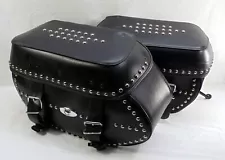 Harley Davidson Heritage Softail Classic FLSTC Leather Saddlebags w/Liners