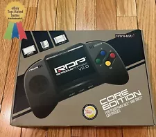 New RetroDuo Portable V2.0 Handheld System - Core Edition Black Unused