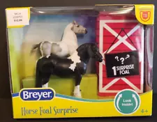 Breyer Horse Foal Surprise Draft Belgian SM GEORG Georgio w/Mystery Foal - TSC