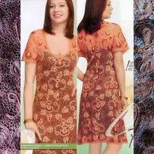 Irish lace. Crochet dress 42 - 44 EU (L-XL) USA 12 - 14. Size ready for sale.