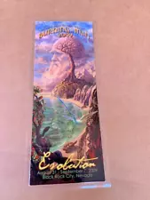 Unused (Lamintaed) Burning Man 2009 Evolution Ticket ($300/Black Rock City NV)