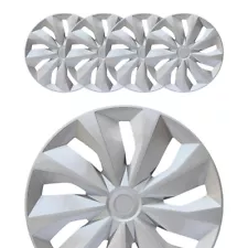 Silvery Hubcap fit for 2006-12 Toyota Yaris 4PC 14" Wheel Rim Cover Hub Caps