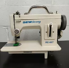 Sew Strong RE607 Portable Walking foot heavy duty Sewing Machine