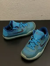 Nike Boys Kobe 10 Shoes Blue Lagoon Mesh Laces 726069-403 5AM Flight 10c