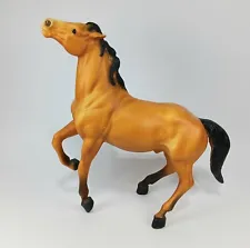 EARLY VTG 60's Breyer Horse #87 Traditional Diablo Mustang Buckskin Semi Rearing