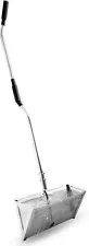 Sand Flea Rake, 16-Inches Wide Basket, 52? Long One Piece Strong Handle