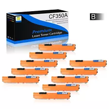 10 PACK Black CF350A 130A Toner For HP Color LaserJet MFP M275 M175nw M176n