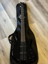 Toby Tobias Bass Guitar Black 4-String With Case