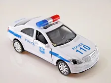 Police Car with *Light & Sound* Die Cast Metal car