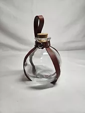 Decorative Glass Bottles With Strap - Easy To Hang - Great For Arts And Crafts