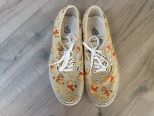 Pre Owned Disney Winnie The Pooh Vans. Size Mens US 11.5. Tan color.