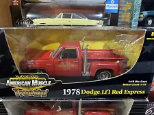 Super rare!!! 1978 dodge lil red express truck Ertl American Muscle, Truckin’