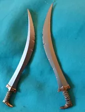 Savage Crucible Large Curved Swords set 1/12 scale Fantasy Action Figures