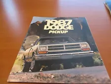 1987 Dodge Ram pickup truck W150 W250 sales brochure 12 pg ORIGINAL literature